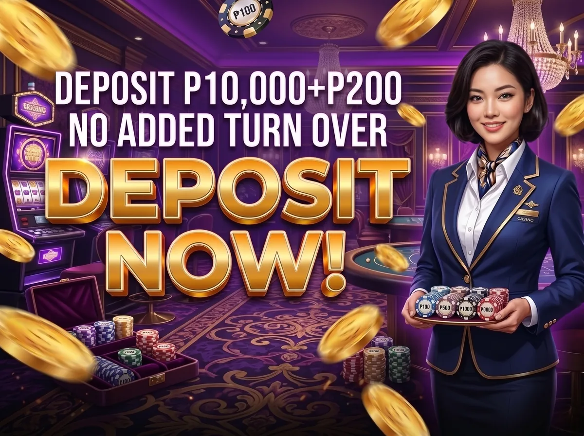 Deposit ₱10,000 → get ₱200 free